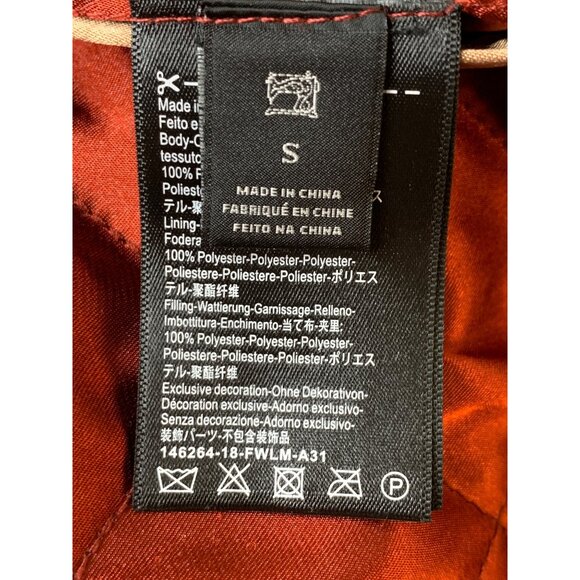 Scotch & Soda S/M Reverse Satin Bomber Jacket Embroider Patches & Stars RT10543 - Picture 9 of 15